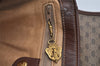 Authentic GUCCI Micro GG PVC Leather Shoulder Cross Body Bag Purse Brown 2038K