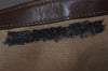 Authentic GUCCI Micro GG PVC Leather Shoulder Cross Body Bag Purse Brown 2038K