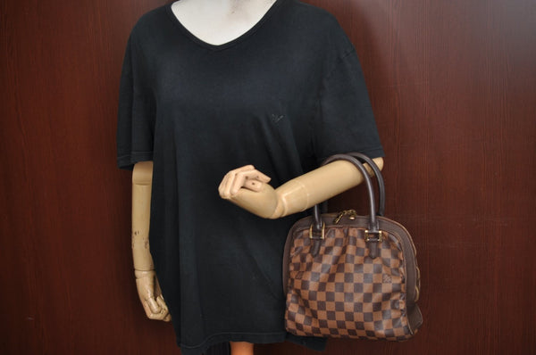 Authentic Louis Vuitton Damier Brera Hand Bag Purse N51150 LV Junk 2039I