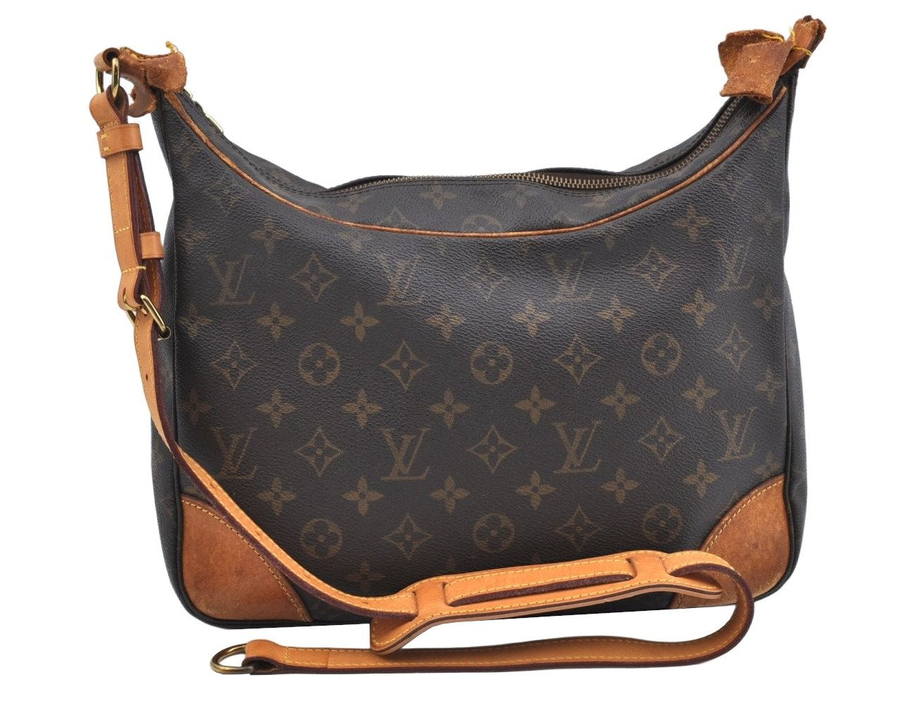Authentic Louis Vuitton Monogram Boulogne 30 Shoulder Bag M52165 Junk 2039J