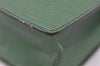 Authentic Louis Vuitton Epi Leather Sac Plat Hand Bag M52074 Green LV 2040J