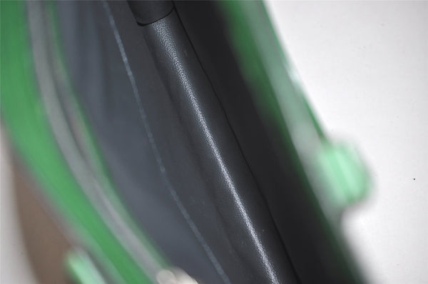 Authentic Louis Vuitton Epi Leather Sac Plat Hand Bag M52074 Green LV 2040J