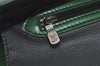 Authentic Louis Vuitton Epi Leather Sac Plat Hand Bag M52074 Green LV 2040J