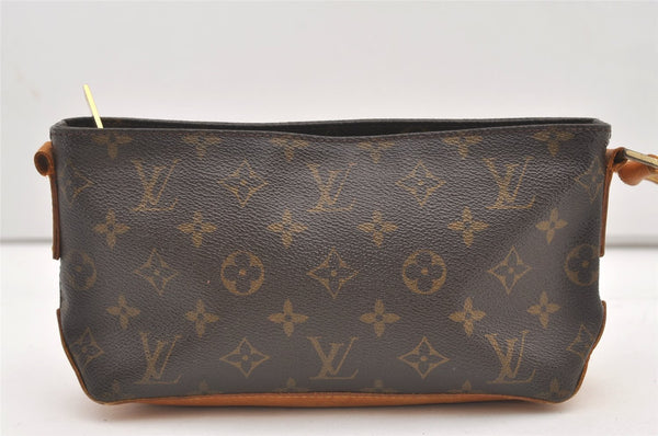 Authentic Louis Vuitton Monogram Trotteur Shoulder Cross Bag M51240 Junk 2041J