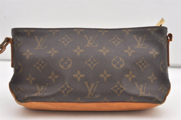 Authentic Louis Vuitton Monogram Trotteur Shoulder Cross Bag M51240 Junk 2041J