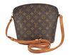 Authentic Louis Vuitton Monogram Drouot Shoulder Cross Body Bag M51290 LV 2042K
