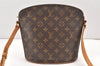 Authentic Louis Vuitton Monogram Drouot Shoulder Cross Body Bag M51290 LV 2042K