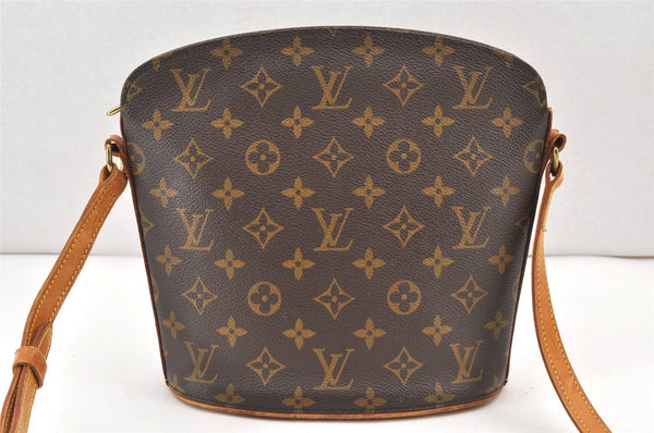 Authentic Louis Vuitton Monogram Drouot Shoulder Cross Body Bag M51290 LV 2042K