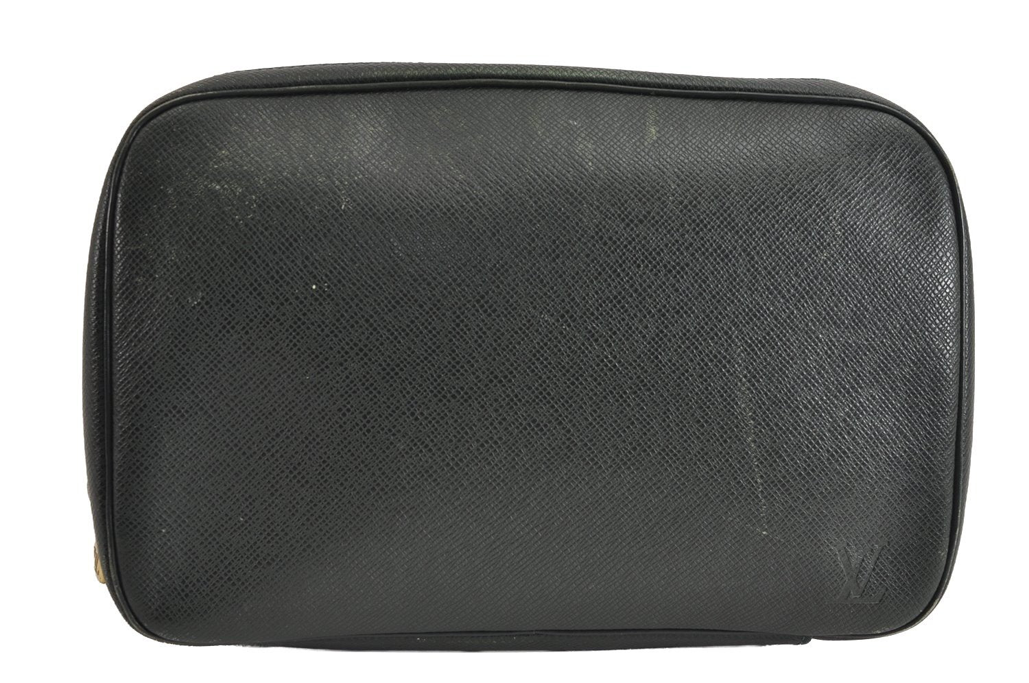 Auth Louis Vuitton Taiga Trousse Toilette GM Clutch Bag Green M30214 Junk 2043J