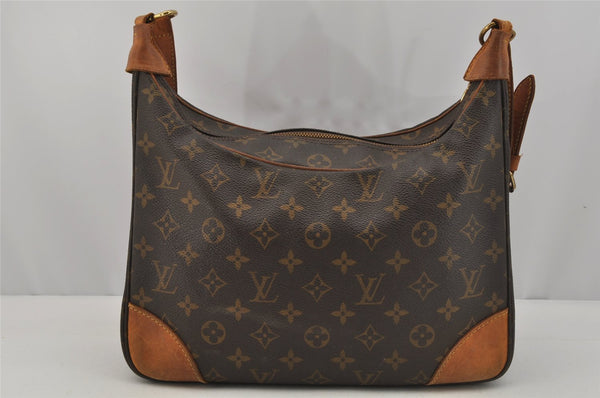 Authentic Louis Vuitton Monogram Boulogne 30 Shoulder Cross Bag M52165 LV 2044J
