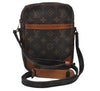 Authentic Louis Vuitton Monogram Danube Shoulder Cross Body Bag M45266 LV 2045I
