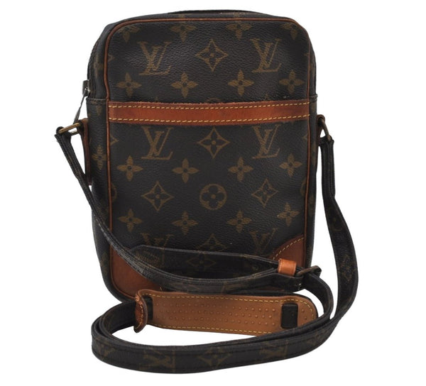 Authentic Louis Vuitton Monogram Danube Shoulder Cross Body Bag M45266 LV 2045I