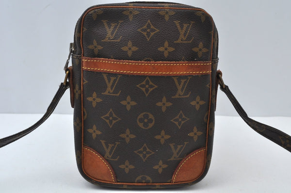 Authentic Louis Vuitton Monogram Danube Shoulder Cross Body Bag M45266 LV 2045I