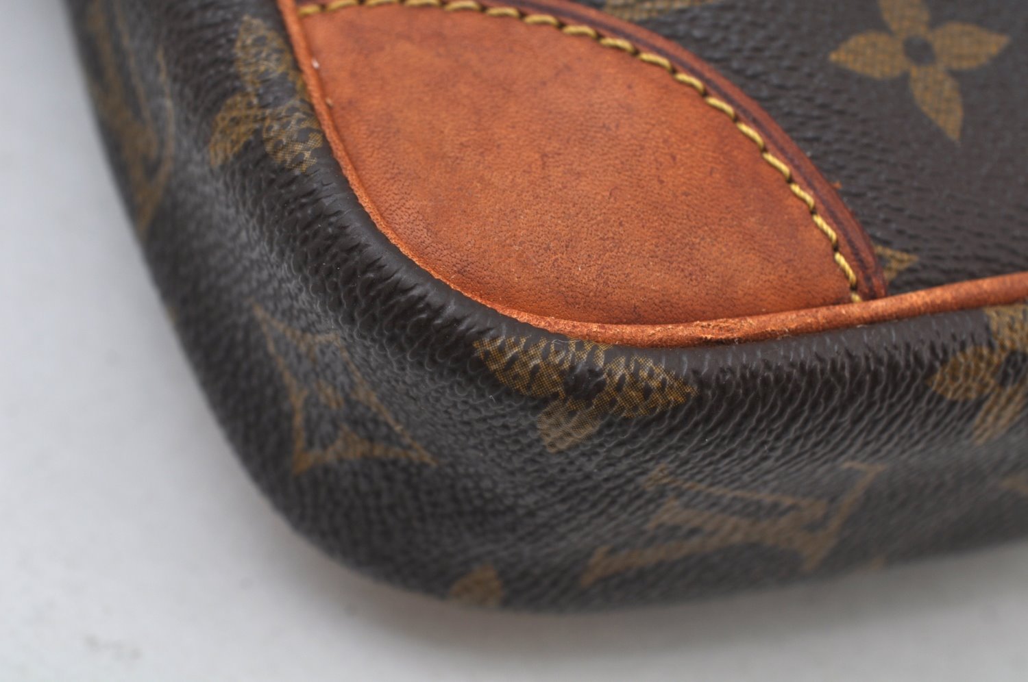 Authentic Louis Vuitton Monogram Danube Shoulder Cross Body Bag M45266 LV 2045I