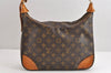 Authentic Louis Vuitton Monogram Boulogne 30 Shoulder Cross Bag M52165 LV 2045J