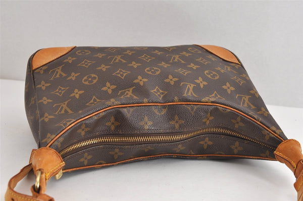 Authentic Louis Vuitton Monogram Boulogne 30 Shoulder Cross Bag M52165 LV 2045J