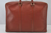 Authentic Louis Vuitton Epi Porte Documents Voyage Briefcase M54473 Brown 2046J
