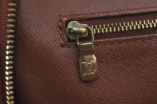 Authentic Louis Vuitton Epi Porte Documents Voyage Briefcase M54473 Brown 2046J