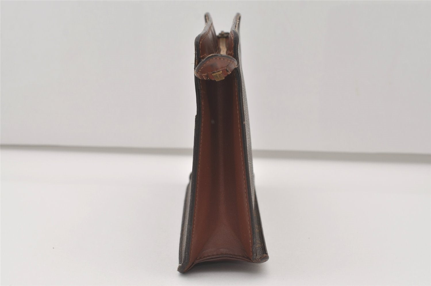 Authentic Louis Vuitton Monogram Pochette Homme Clutch Hand Bag M51795 LV 2049J