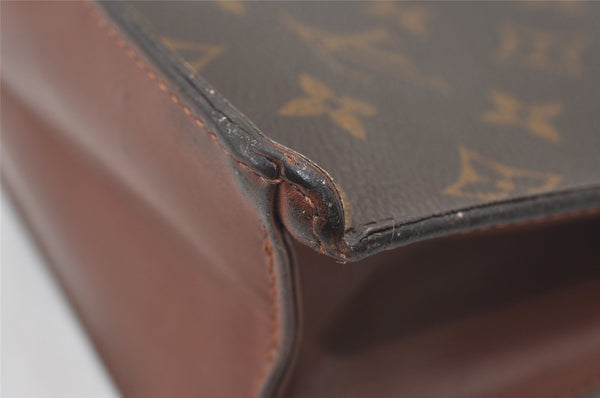 Authentic Louis Vuitton Monogram Pochette Homme Clutch Hand Bag M51795 LV 2049J