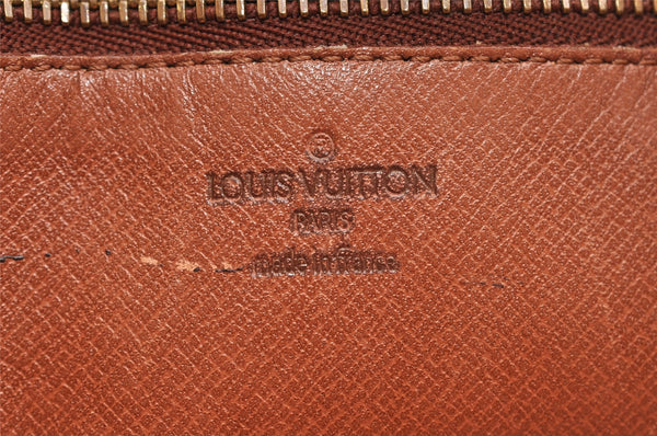 Authentic Louis Vuitton Monogram Enghien Shoulder Cross Bag M51205 LV Junk 2050I