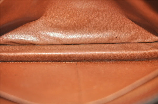 Authentic Louis Vuitton Monogram Enghien Shoulder Cross Bag M51205 LV Junk 2050I