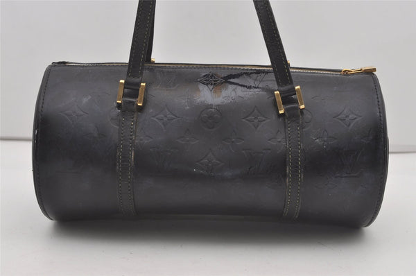 Authentic Louis Vuitton Vernis Bedford Hand Bag Purse Black M91131 LV 2050J