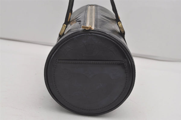 Authentic Louis Vuitton Vernis Bedford Hand Bag Purse Black M91131 LV 2050J