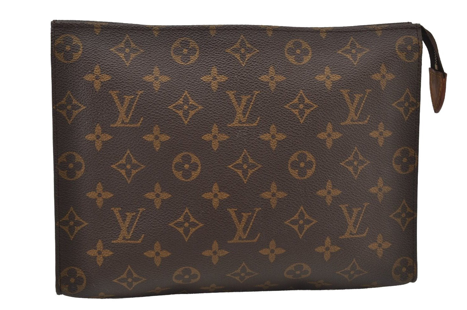 Authentic Louis Vuitton Monogram Poche Toilette 26 M47542 Cosmetics Pouch 2051J