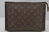 Authentic Louis Vuitton Monogram Poche Toilette 26 M47542 Cosmetics Pouch 2051J
