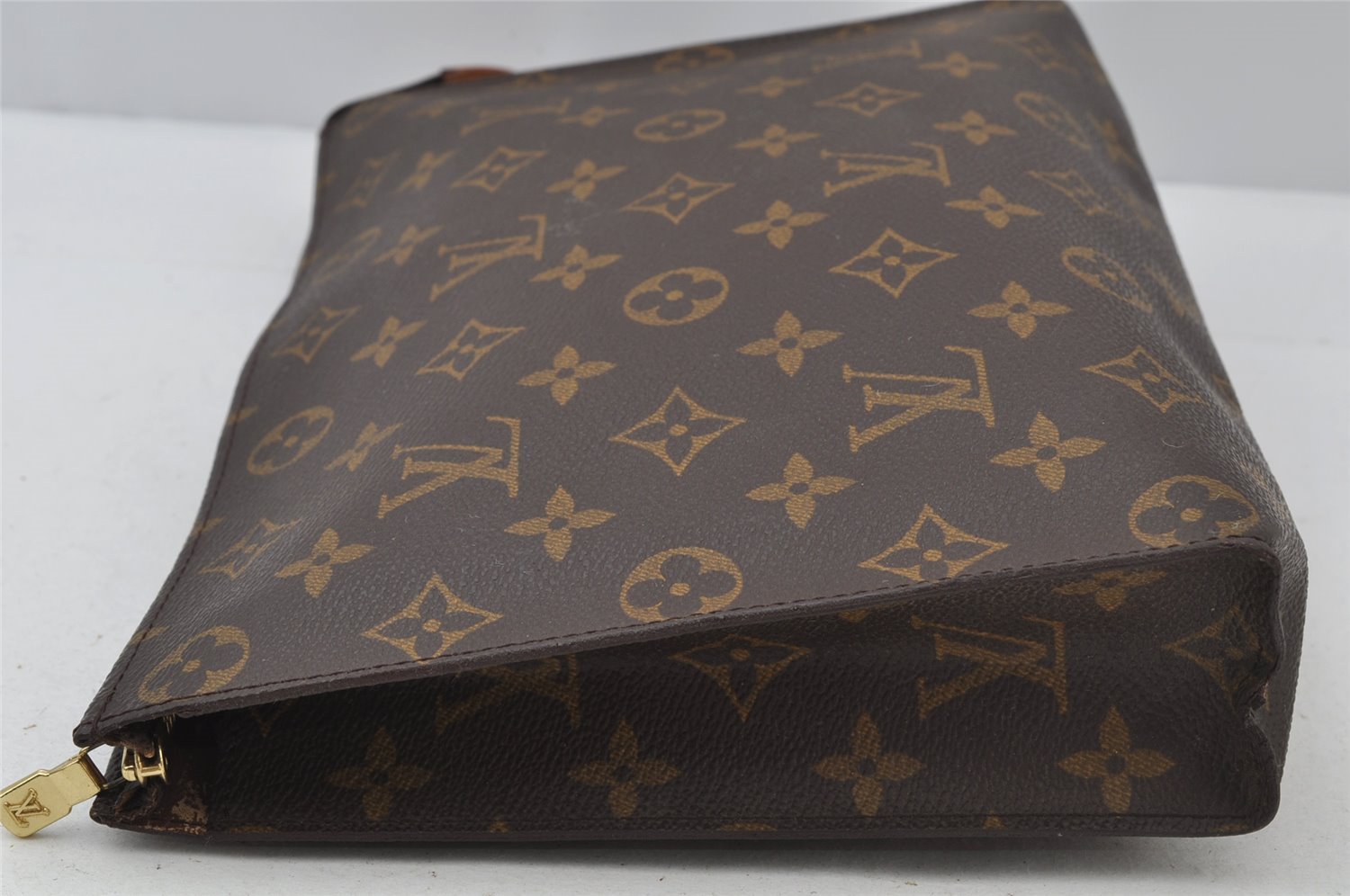 Authentic Louis Vuitton Monogram Poche Toilette 26 M47542 Cosmetics Pouch 2051J