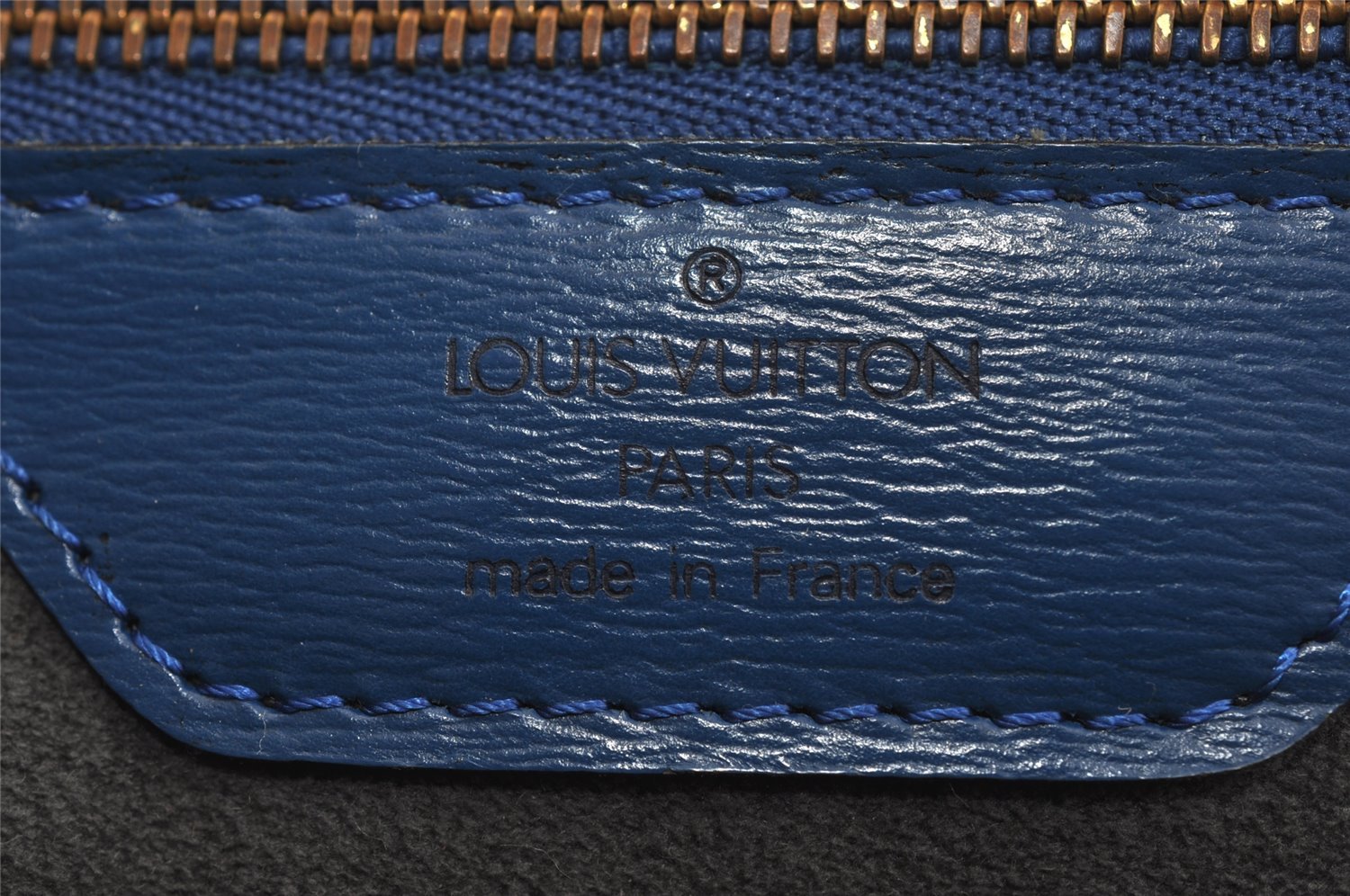 Auth Louis Vuitton Epi Saint Jacques Shopping Shoulder Bag Blue M52265 LV 2053I