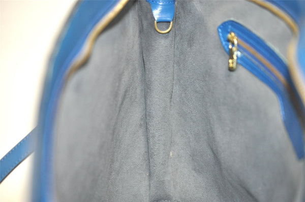 Auth Louis Vuitton Epi Saint Jacques Shopping Shoulder Bag Blue M52265 LV 2053I