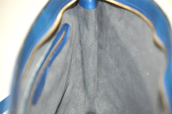 Auth Louis Vuitton Epi Saint Jacques Shopping Shoulder Bag Blue M52265 LV 2053I