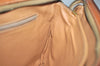 Authentic CELINE Macadam Blason Pattern Clutch Hand Bag PVC Leather Brown 2053K