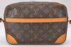 Authentic Louis Vuitton Monogram Trocadero 27 Shoulder Cross Bag M51274 LV 2054J