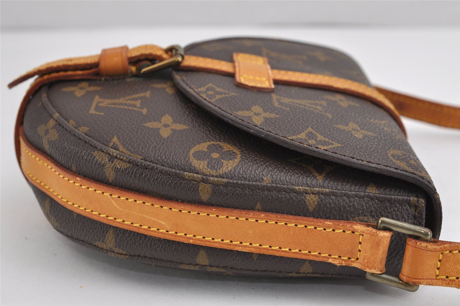 Authentic Louis Vuitton Monogram Chantilly PM Shoulder Cross Bag M51234 LV 2055J