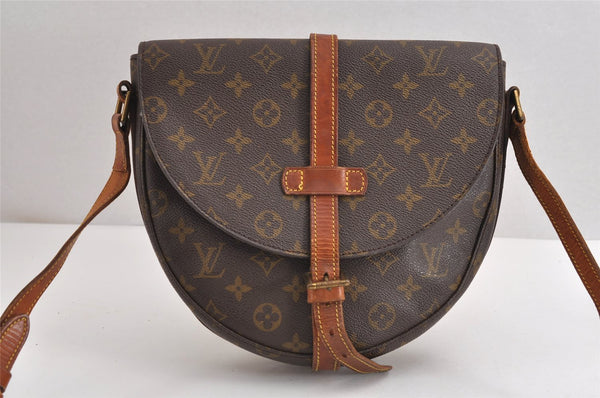 Authentic Louis Vuitton Monogram Chantilly GM Shoulder Cross Bag M51232 LV 2056J