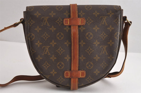 Authentic Louis Vuitton Monogram Chantilly GM Shoulder Cross Bag M51232 LV 2056J
