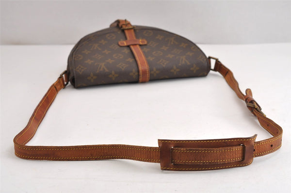 Authentic Louis Vuitton Monogram Chantilly GM Shoulder Cross Bag M51232 LV 2056J