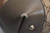 Authentic GUCCI Heart Bit 2Way Shoulder Tote Bag GG Canvas Leather Gold 2056K