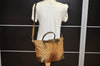 Authentic GUCCI Heart Bit 2Way Shoulder Tote Bag GG Canvas Leather Gold 2056K