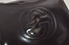 Authentic GUCCI Interlocking G Shoulder Bag Purse Enamel Dark Purple Junk 2057I
