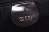 Authentic GUCCI Interlocking G Shoulder Bag Purse Enamel Dark Purple Junk 2057I