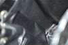 Authentic GUCCI Bamboo 2Way Shoulder Drawstring Bag Purse Enamel Black 2058K