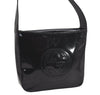 Authentic GUCCI Vintage Shoulder Hand Bag Purse Enamel Black Junk 2059K