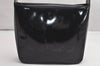 Authentic GUCCI Vintage Shoulder Hand Bag Purse Enamel Black Junk 2059K