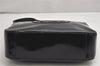 Authentic GUCCI Vintage Shoulder Hand Bag Purse Enamel Black Junk 2059K