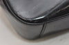Authentic GUCCI Vintage Shoulder Hand Bag Purse Enamel Black Junk 2059K