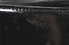 Authentic GUCCI Vintage Shoulder Hand Bag Purse Enamel Black Junk 2059K